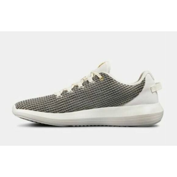 NEW‎ UNDER ARMOUR Sz 13 Ripple MTL Men’s Sportstyle White Gold 3021489-100